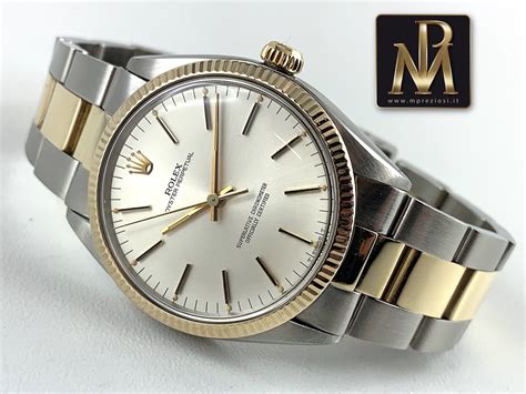 rolex oro acciaio oyster perpetual|rolex oyster perpetual price guide.